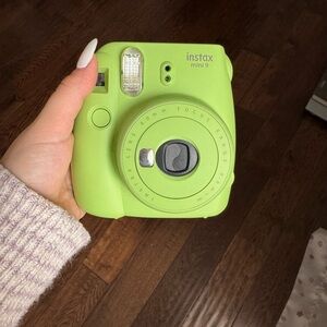 Instax Mini 9 in Lime Green, Includes Chic Case